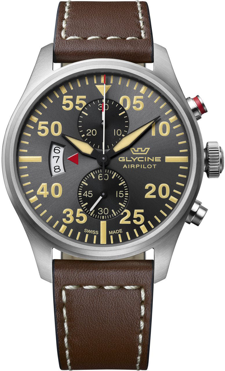 Glycine Watch Airpilot Chrono 44 - Grey