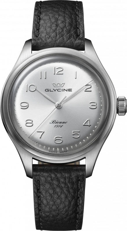 Glycine Watch Bienne 1914 39 - Silver
