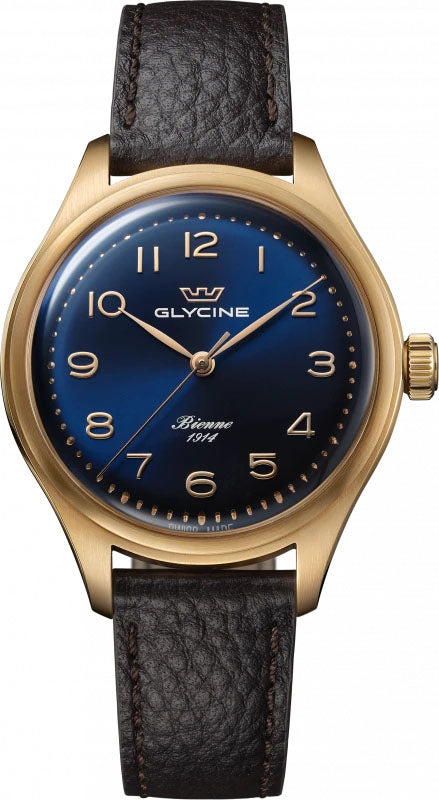 Glycine Watch Bienne 1914 39 - Blue