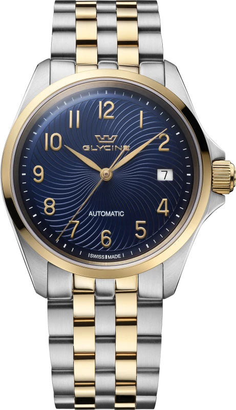 Glycine Watch Combat 6 Lady Classic 36 - Blue