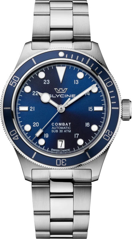Glycine Watch Combat Sub 36 - Blue