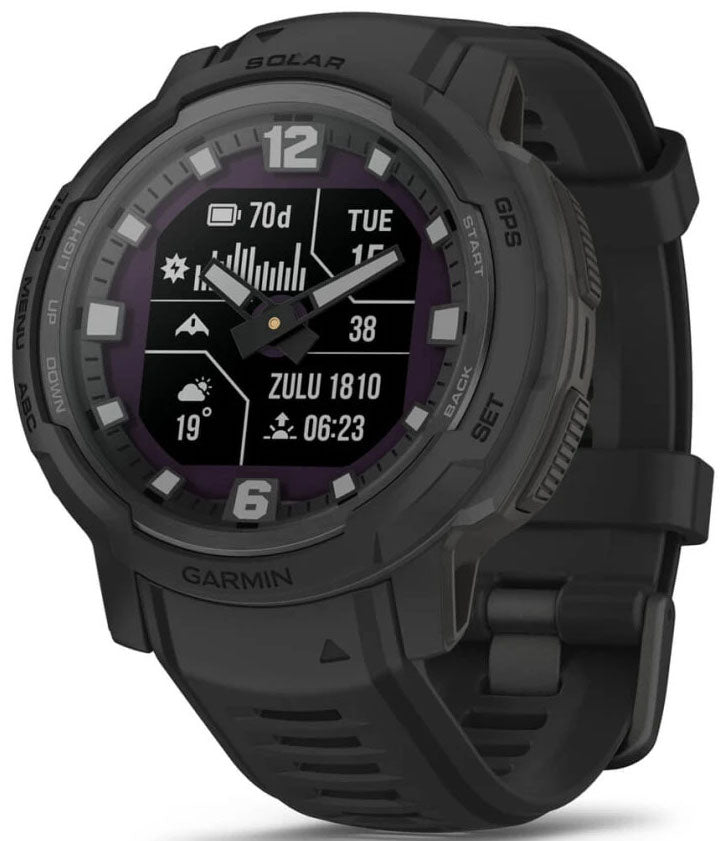 Garmin Watch Instinct Crossover Solar Tactical Edition Black