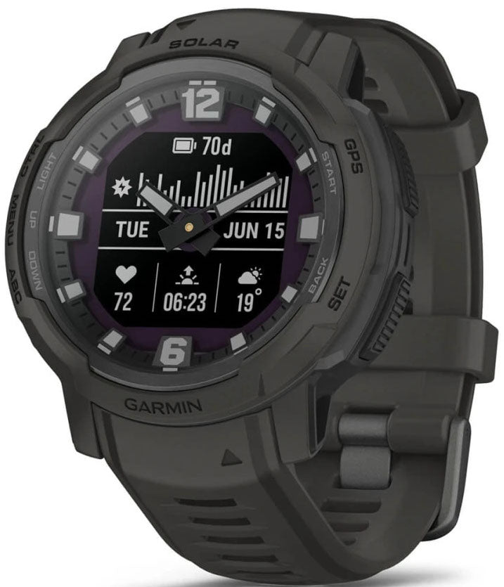 Garmin Watch Instinct Crossover Solar Graphite
