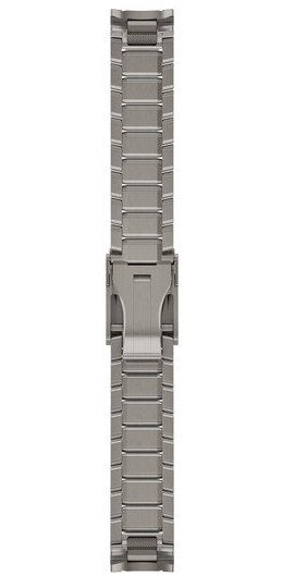 Garmin Watch Band QuickFit 22 Swept Link Titanium Bracelet - Silver