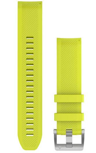 Garmin Watch Band QuickFit 22 Amp Yellow Silicone - Yellow