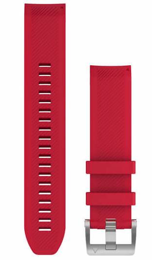 Garmin Watch Band QuickFit 22 Plasma Red Silicone - Red