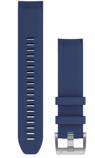 Garmin Watch Band QuickFit 22 Navy Blue Silicone - Blue