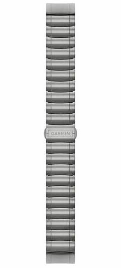 Garmin Watch Band QuickFit 22 Hybrid Metal Bracelet - Silver