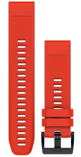 Garmin Watch Band QuickFit 22 Flame Red Silicone D