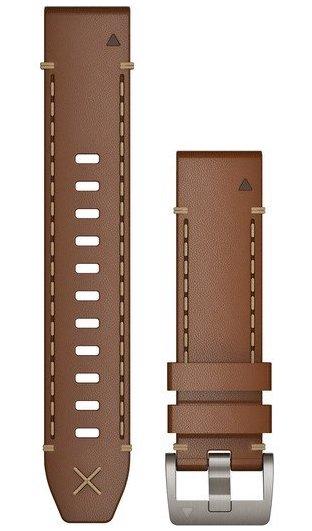 Garmin Watch Band QuickFit 22 Italian Vacchetta Leather - Brown