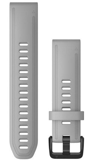 Garmin Watch Band QuickFit 20 Powder Grey Silicon - Grey