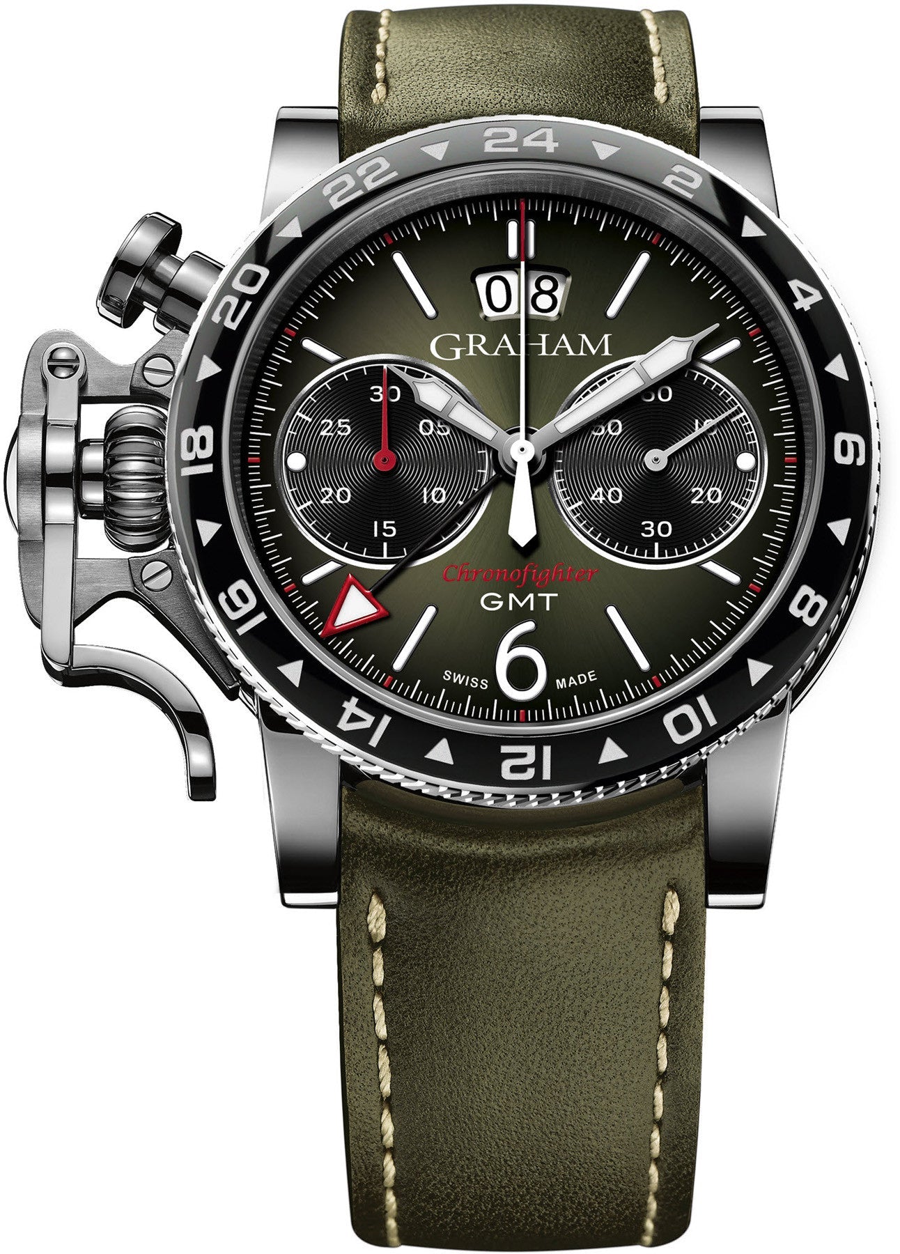 Graham Watch Chronofighter Vintage GMT - Green