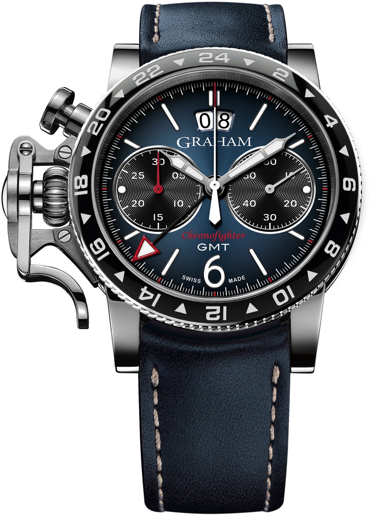 Graham Watch Chronofighter Vintage GMT - Blue