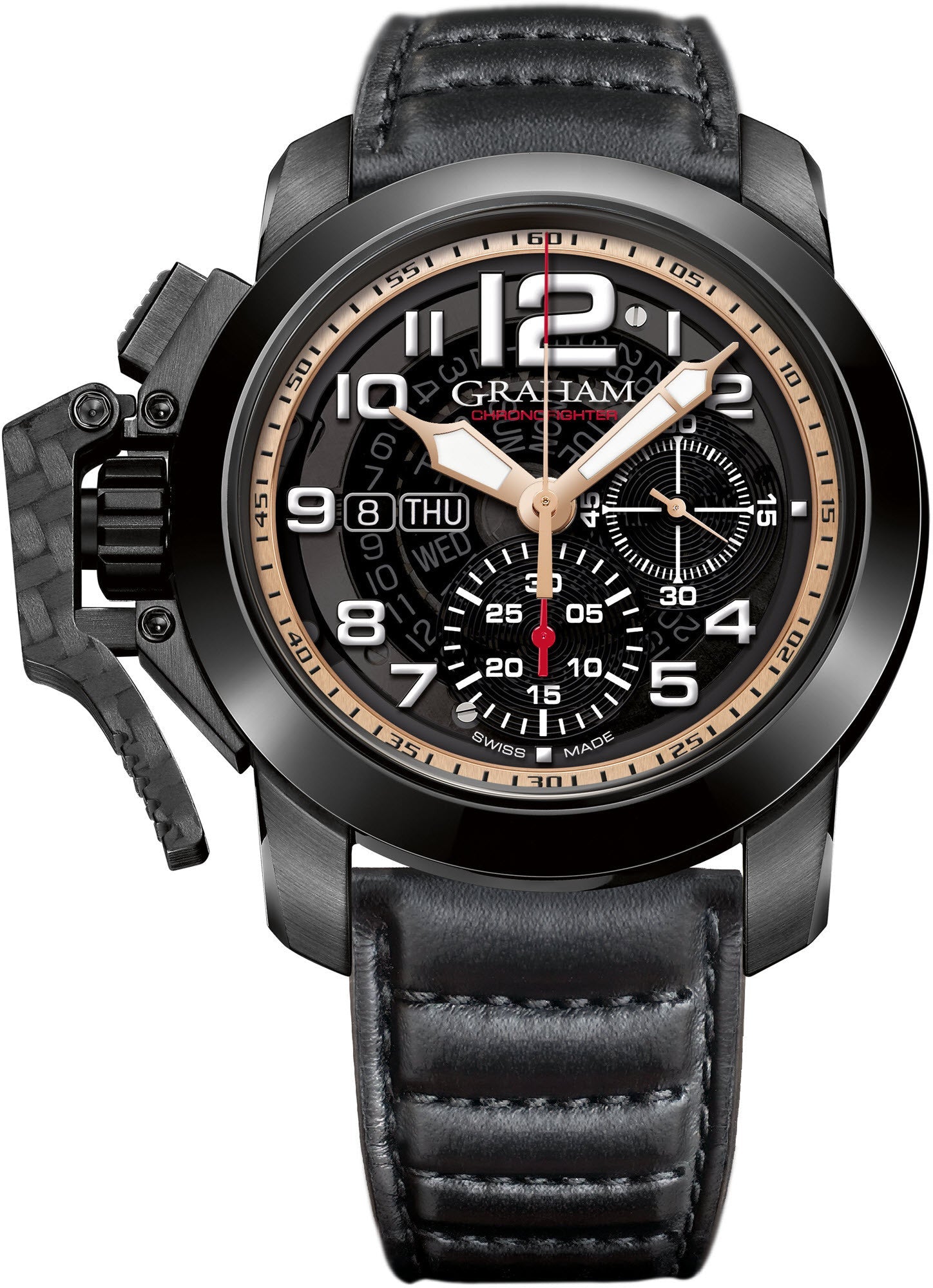 Graham Watch Chronofighter Oversize Target - Grey