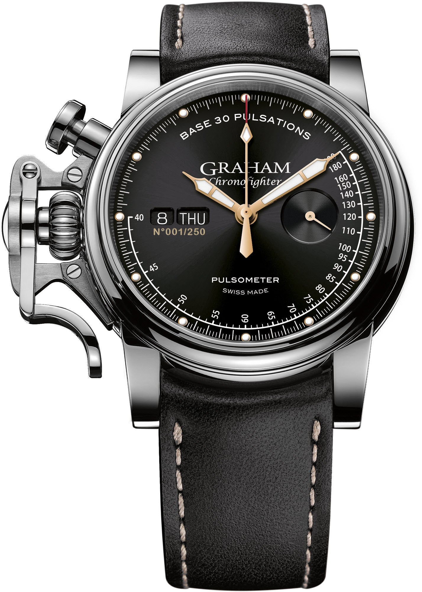 Graham Watch Chronofighter Vintage Pulsometer Limited Edition - Black