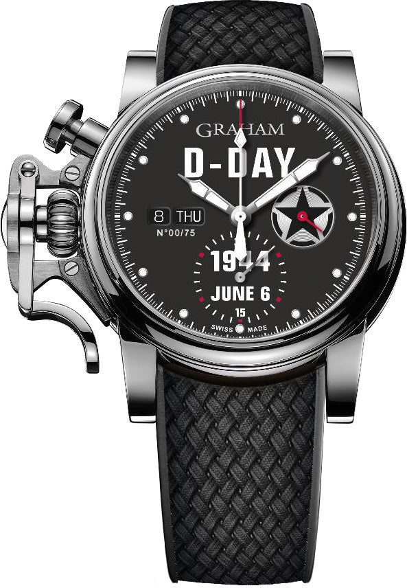 Graham Watch Chronofighter Vintage D-Day Limited Edition - Black