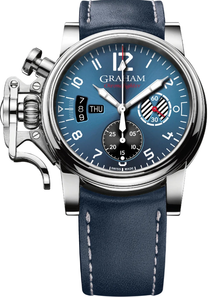 Graham Watch Chronofighter Vintage Blue - Blue