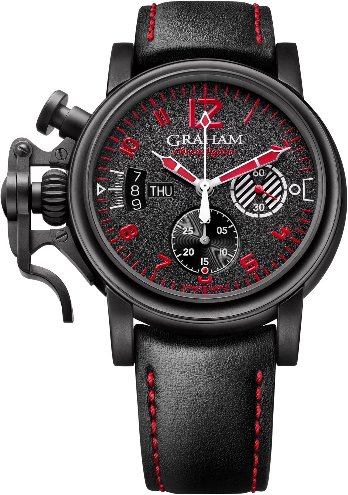 Graham Watch Chronofighter Vintage Aviator Limited Edition - Black