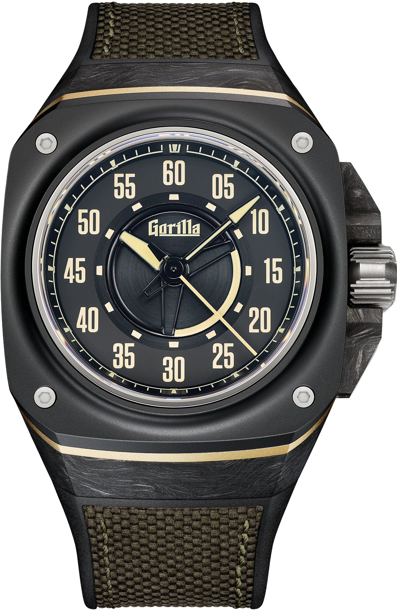 Gorilla Watch Fastback Phantom Black - Black