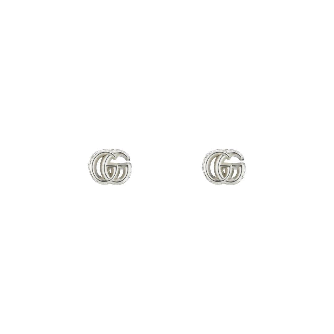 Gucci GG Marmont Sterling Silver Stud Earrings