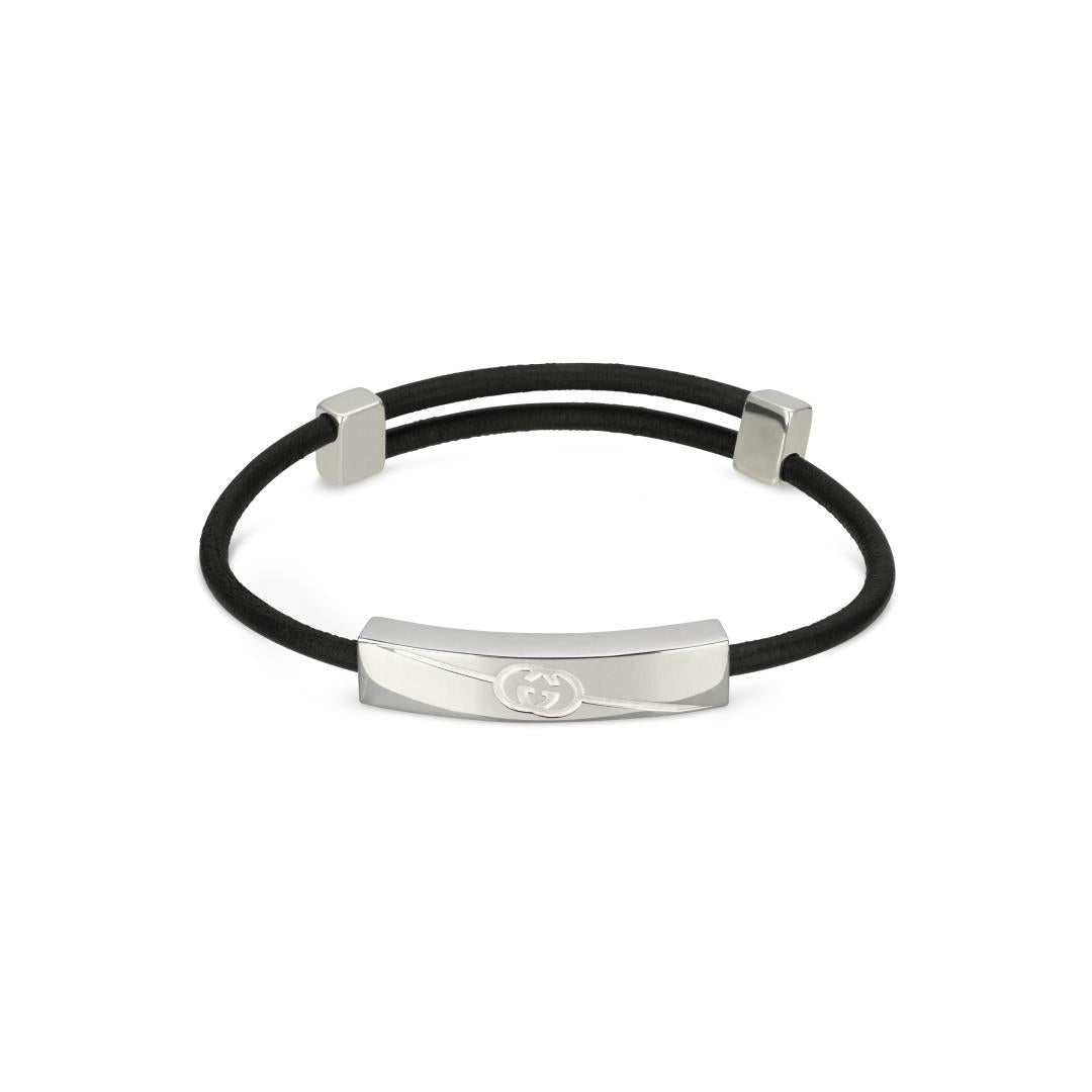Gucci Interlocking Sterling Silver Bracelet
