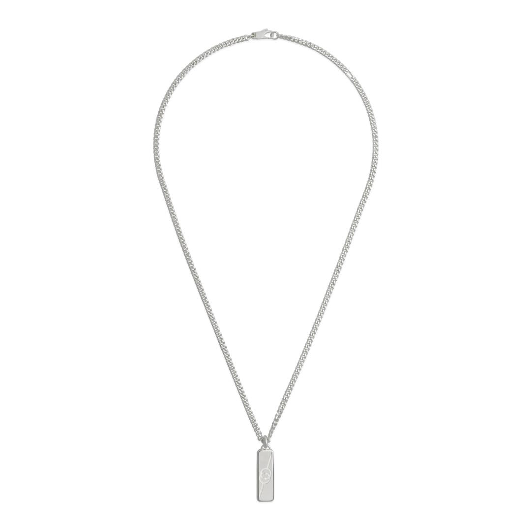 Gucci Interlocking Sterling Silver Pendant