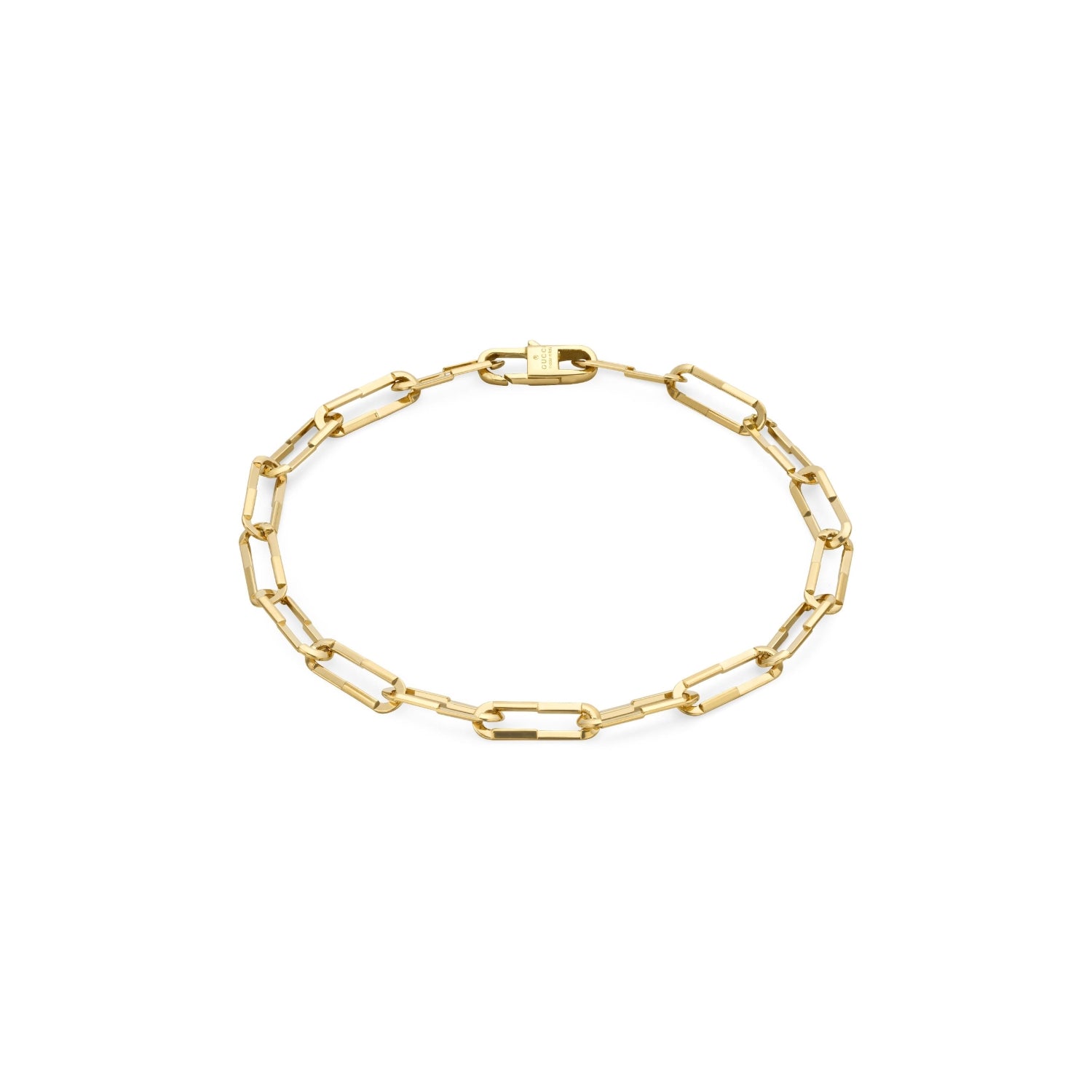 Gucci Link to Love 18ct Yellow Gold Chain Bracelet - 17cm