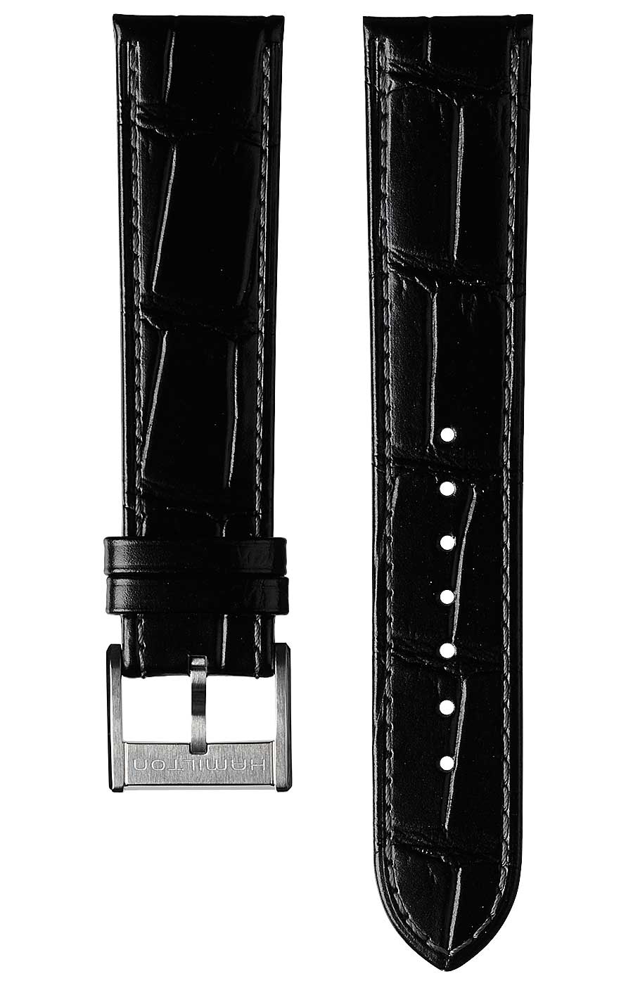 Hamilton Strap Jazzmaster Leather Black - Black