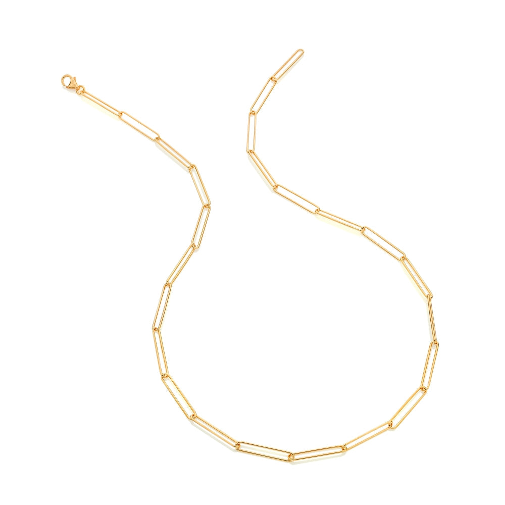 Hot Diamonds x Jac Jossa Embrace Square Wired Chain Necklace 50cm - Silver