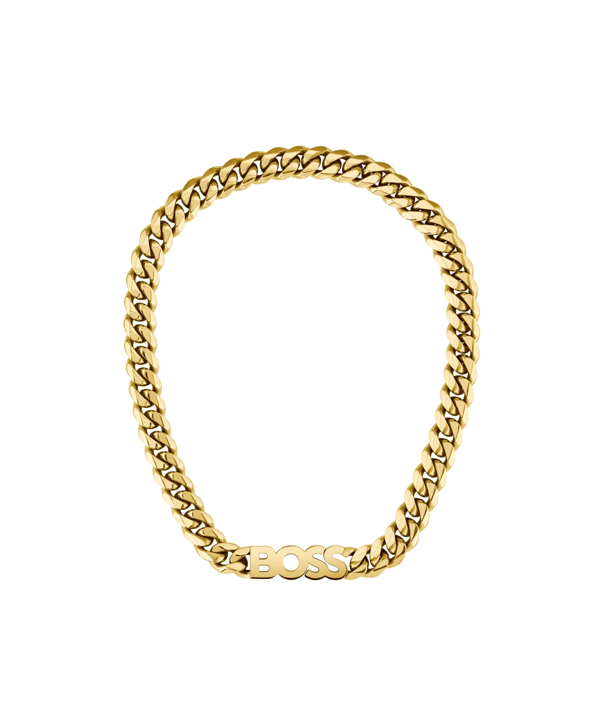 Boss Jewellery Kassy Light Yellow Gold IP Gents Necklace