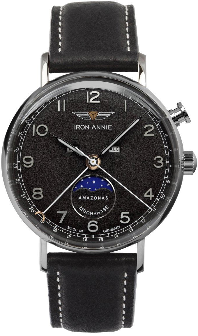 Iron Annie Watch Amazonas Impression Mens - Black