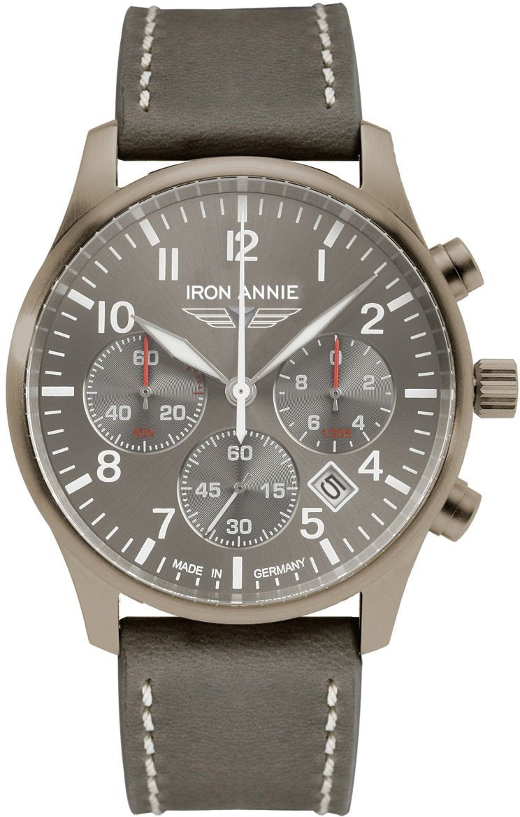 Iron Annie Watch Captains Line Mens - Grey