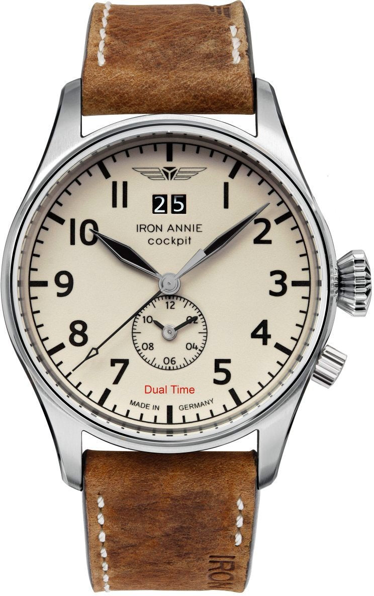 Iron Annie Watch Cockpit Mens - Beige