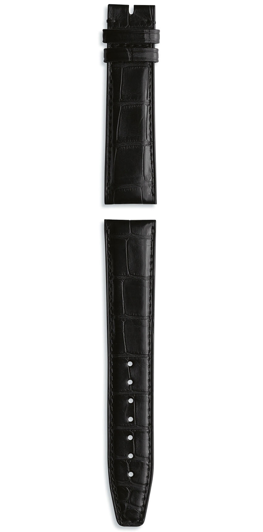 IWC Strap Aligator Black For Folding Clasp XS - Black