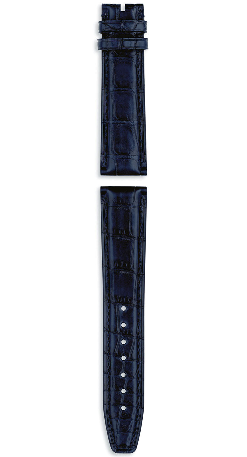 IWC Strap Alligator Blue For Folding Clasp XL - Blue