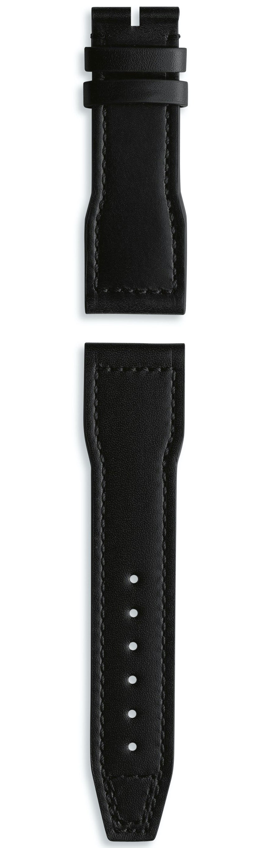 IWC Strap Calfskin Black For Pin Buckle - Black