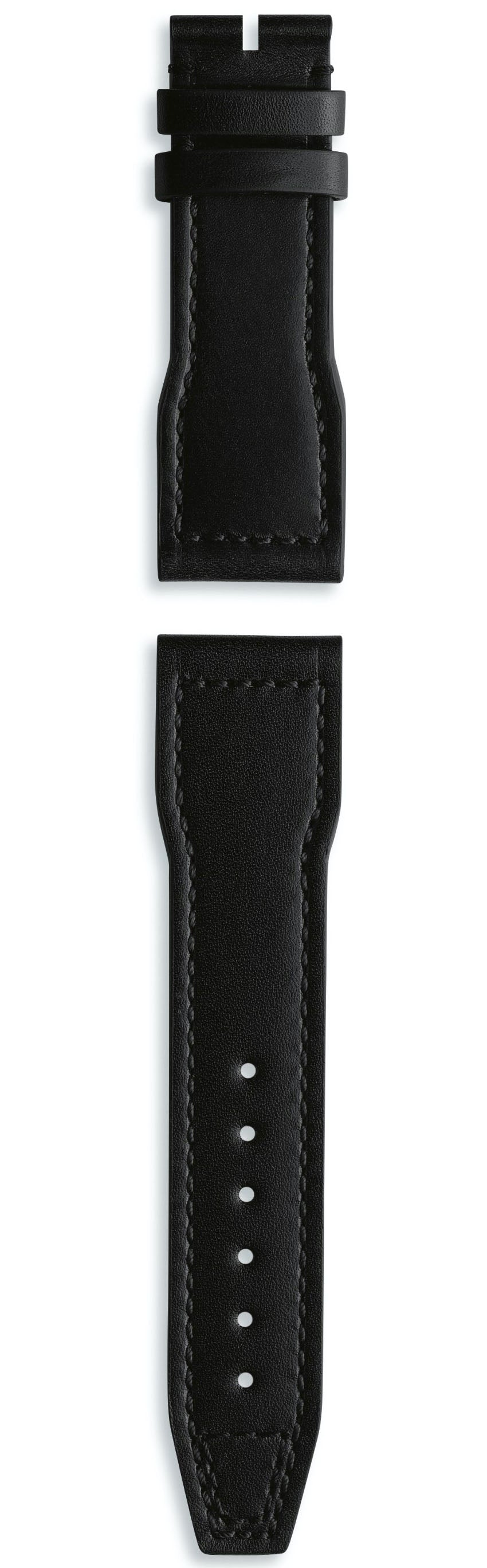IWC Strap Calfskin Black For Pin Buckle XS - Black