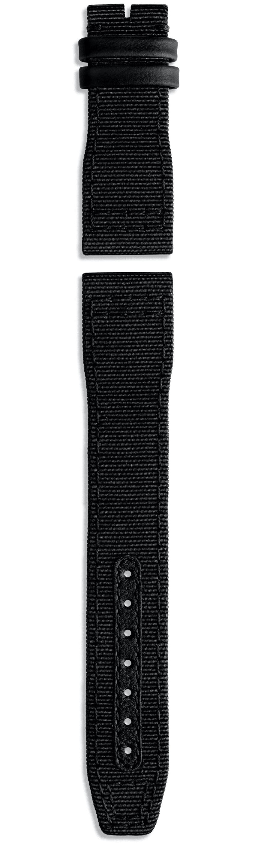IWC Strap Textile Black For Pin Buckle - Black