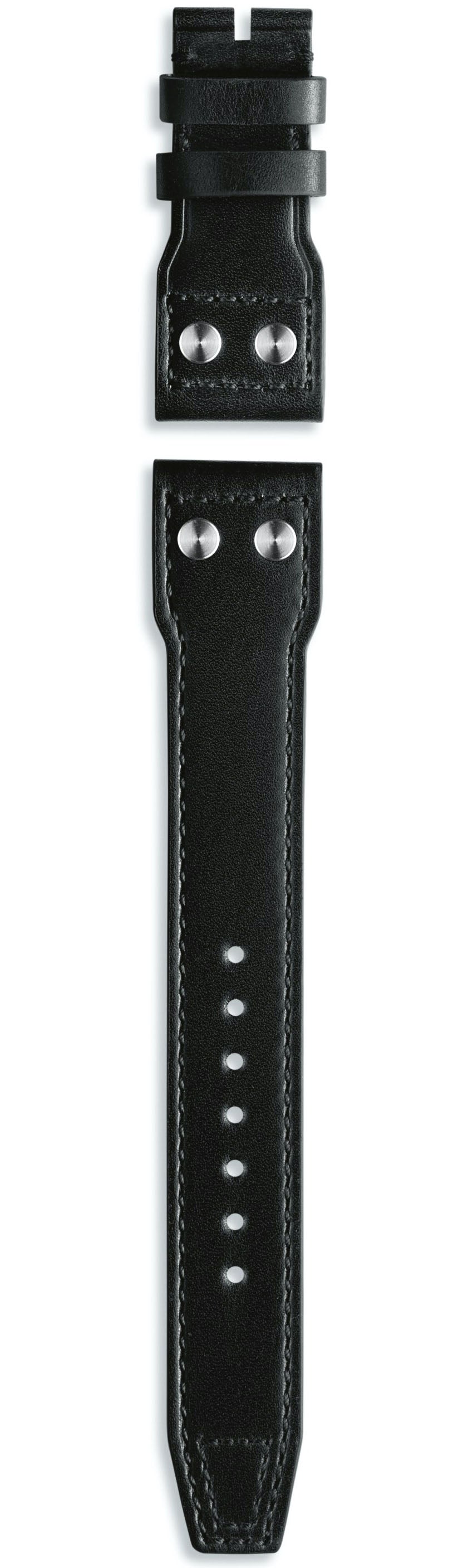 IWC Strap Calfskin Black For Folding Clasp XS - Black