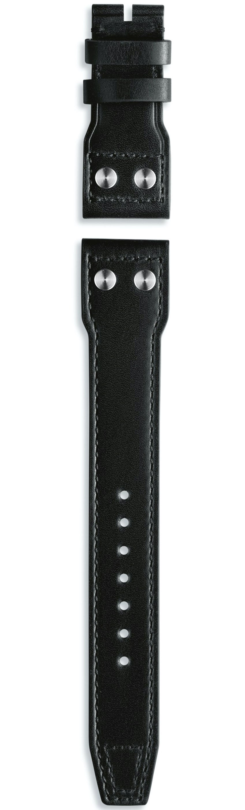 IWC Strap Calfskin Black For Folding Clasp XL - Black