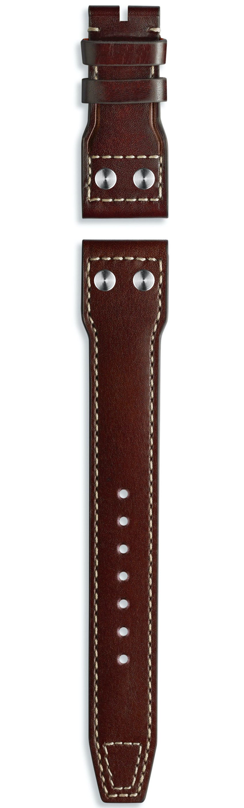IWC Strap Calfskin Marron Brown For Folding Clasp XS - Brown