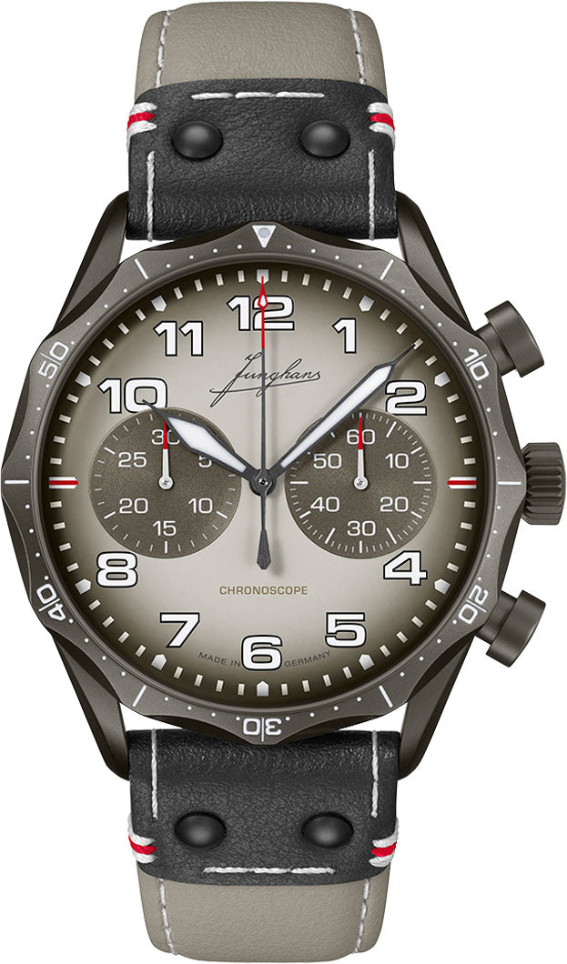 Junghans Watch Meister Pilot Chronoscope Desert