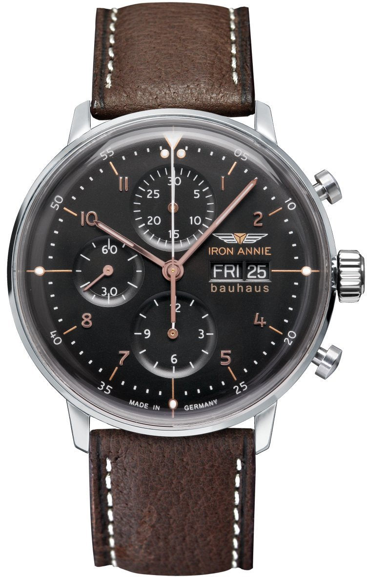 Iron Annie Watch Bauhaus Mens - Black