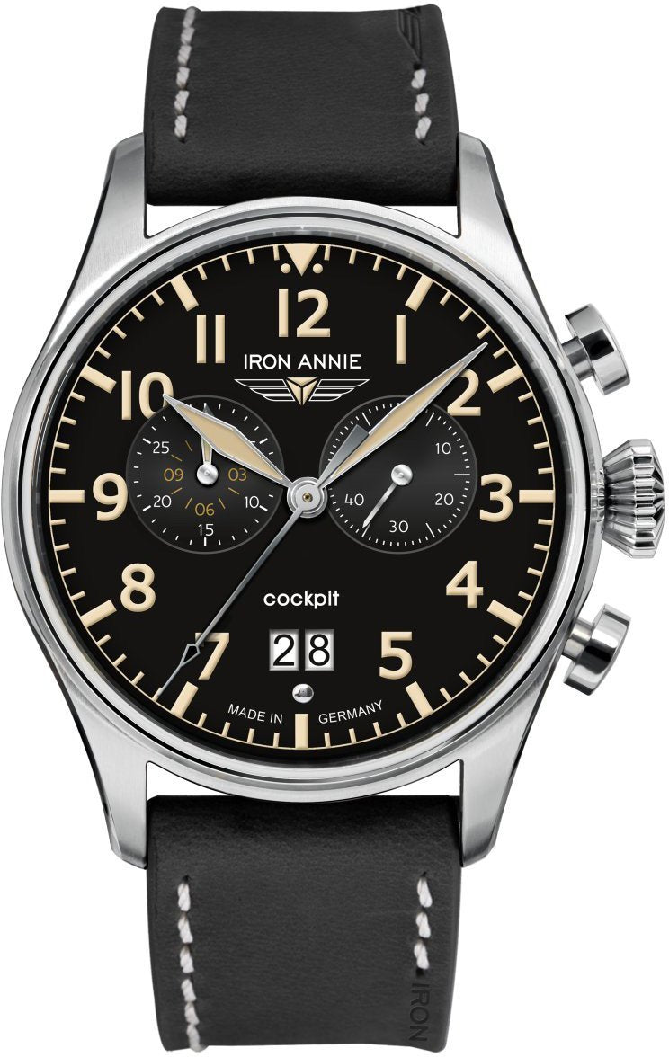 Iron Annie Watch Cockpit Mens - Black