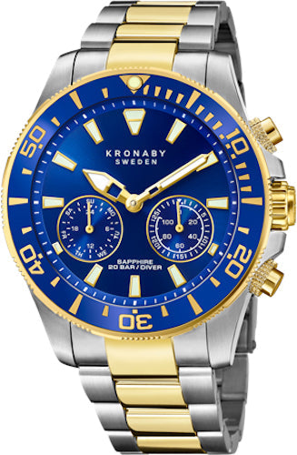 Kronaby Watch Divers Smartwatch Mens - Blue