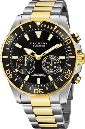Kronaby Watch Divers Smartwatch Mens - Black