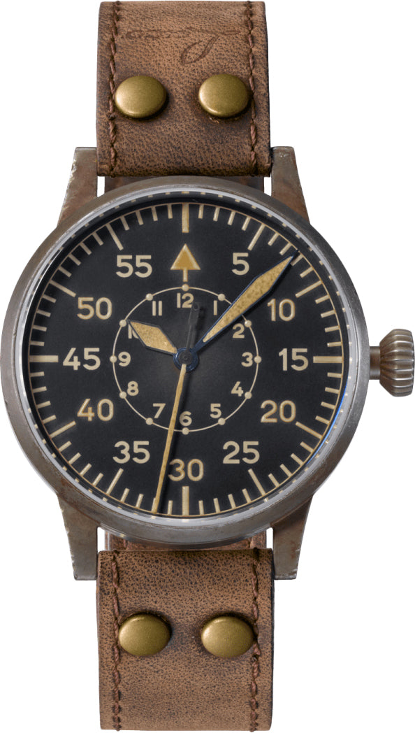 Laco Watch Aviator Leipzig Erbstuck - Black