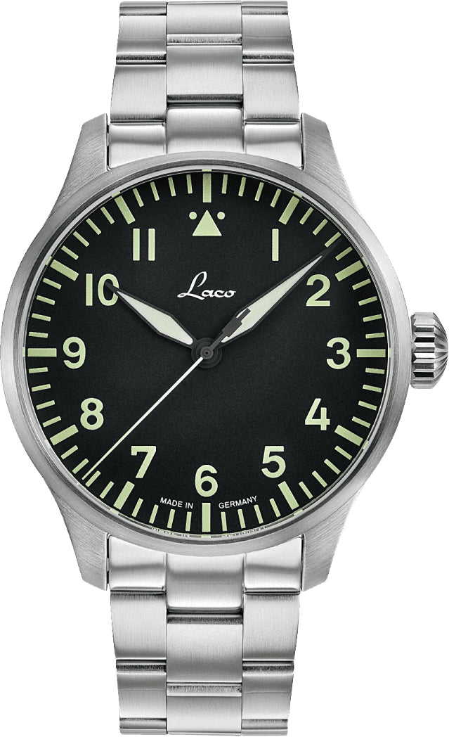 Laco Watch Pilot Watch Basic Rom 42 - Black