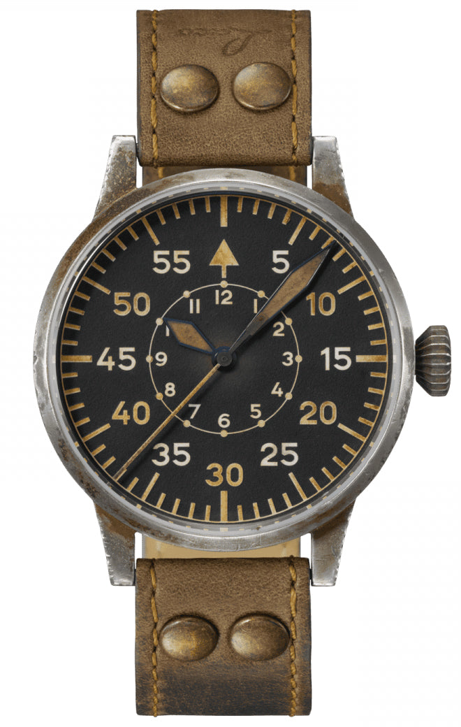 Laco Watch Pilot Watch Original Kempten Erbstuck - Black