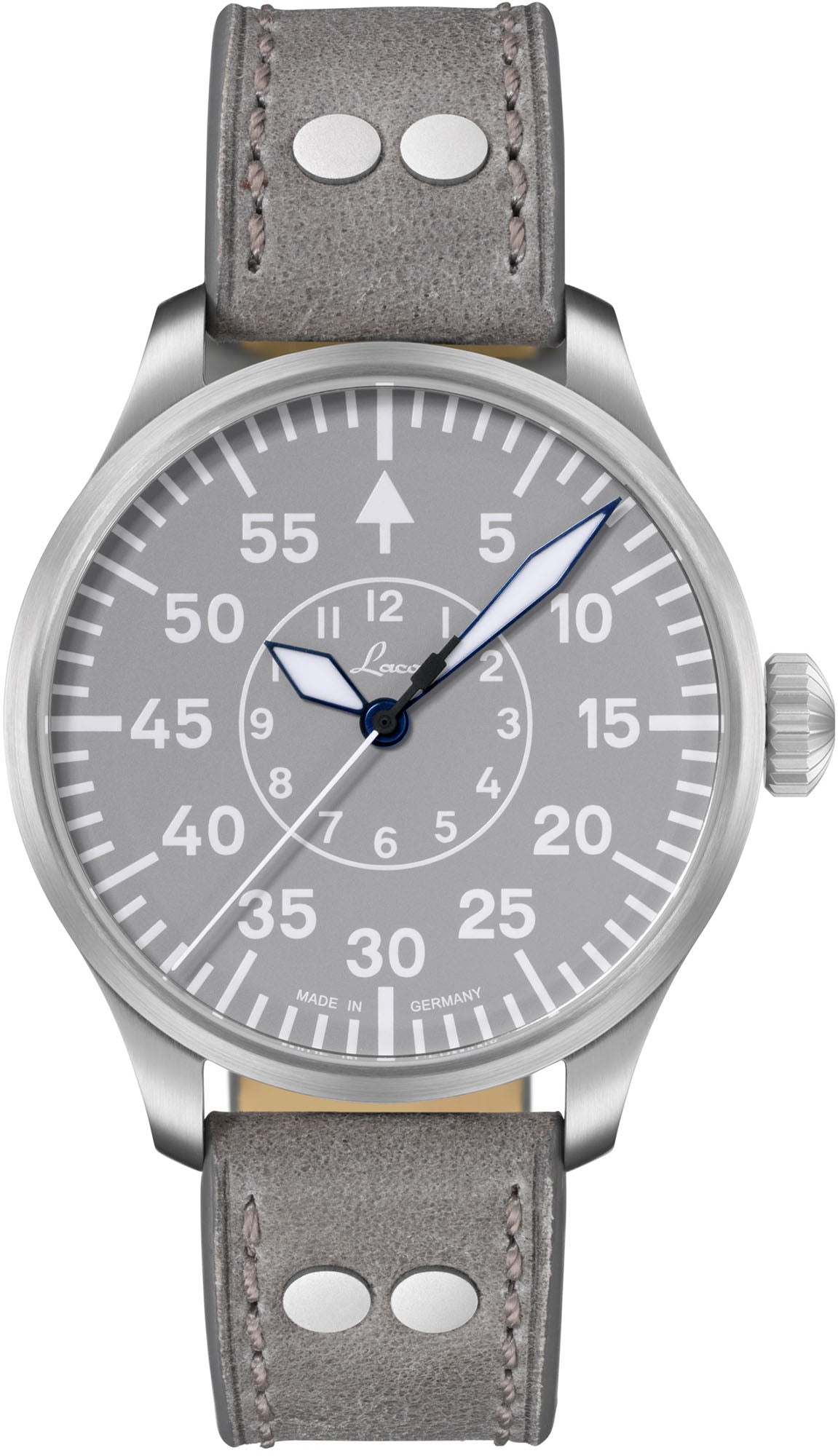 Laco Watch Flieger Basic Aachen Grau 42
